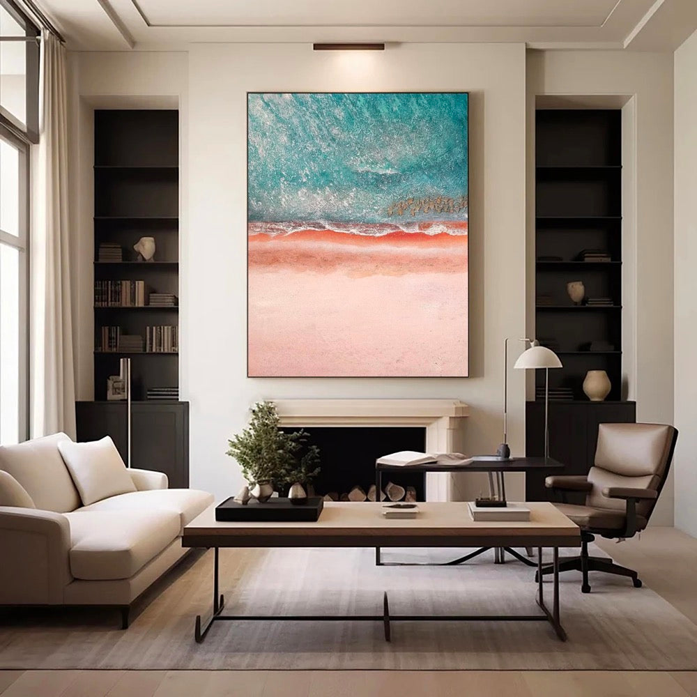 Tranquil beach paintings