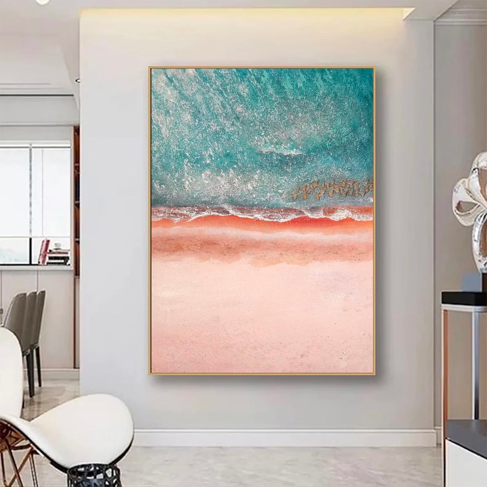 Tranquil beach paintings