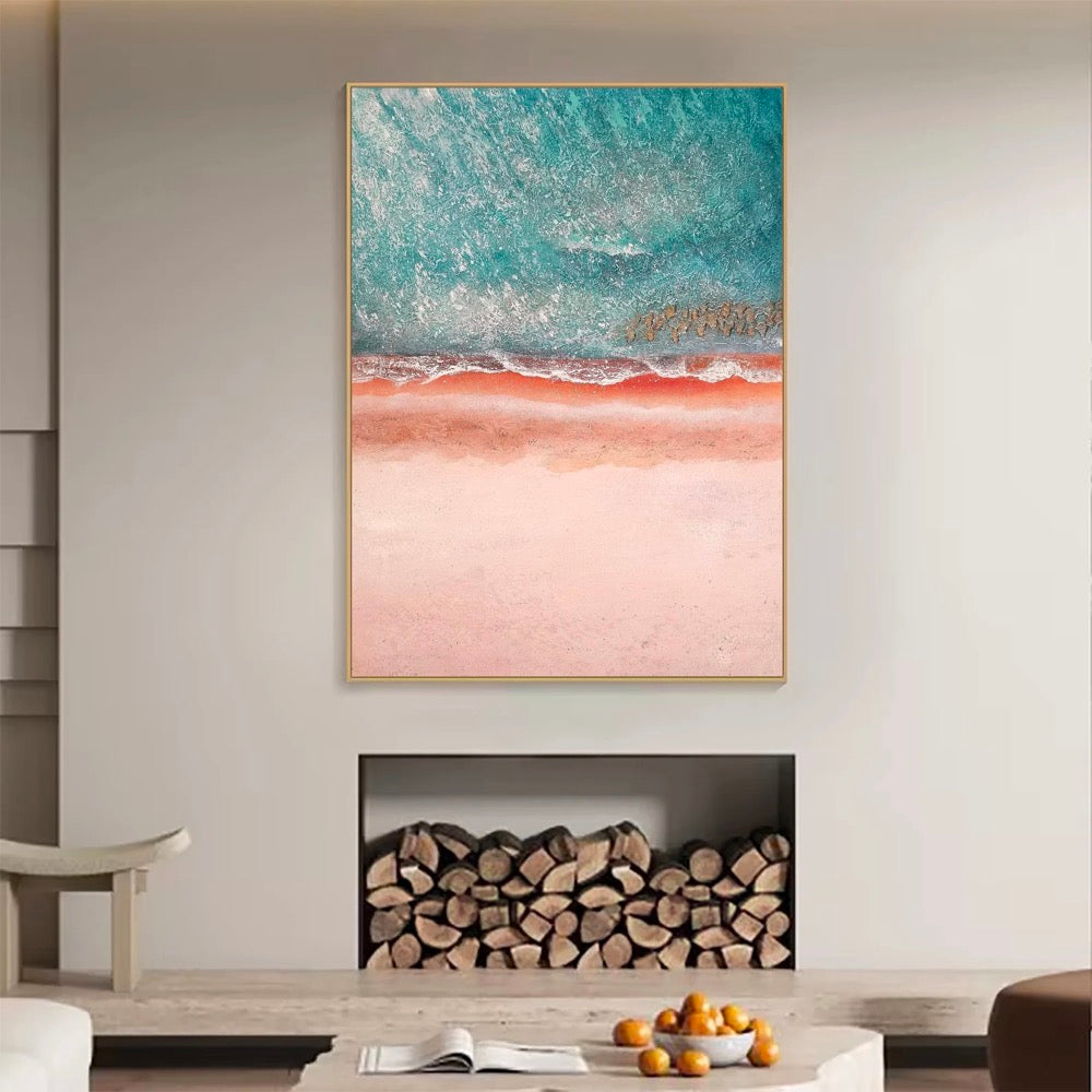 Tranquil beach paintings